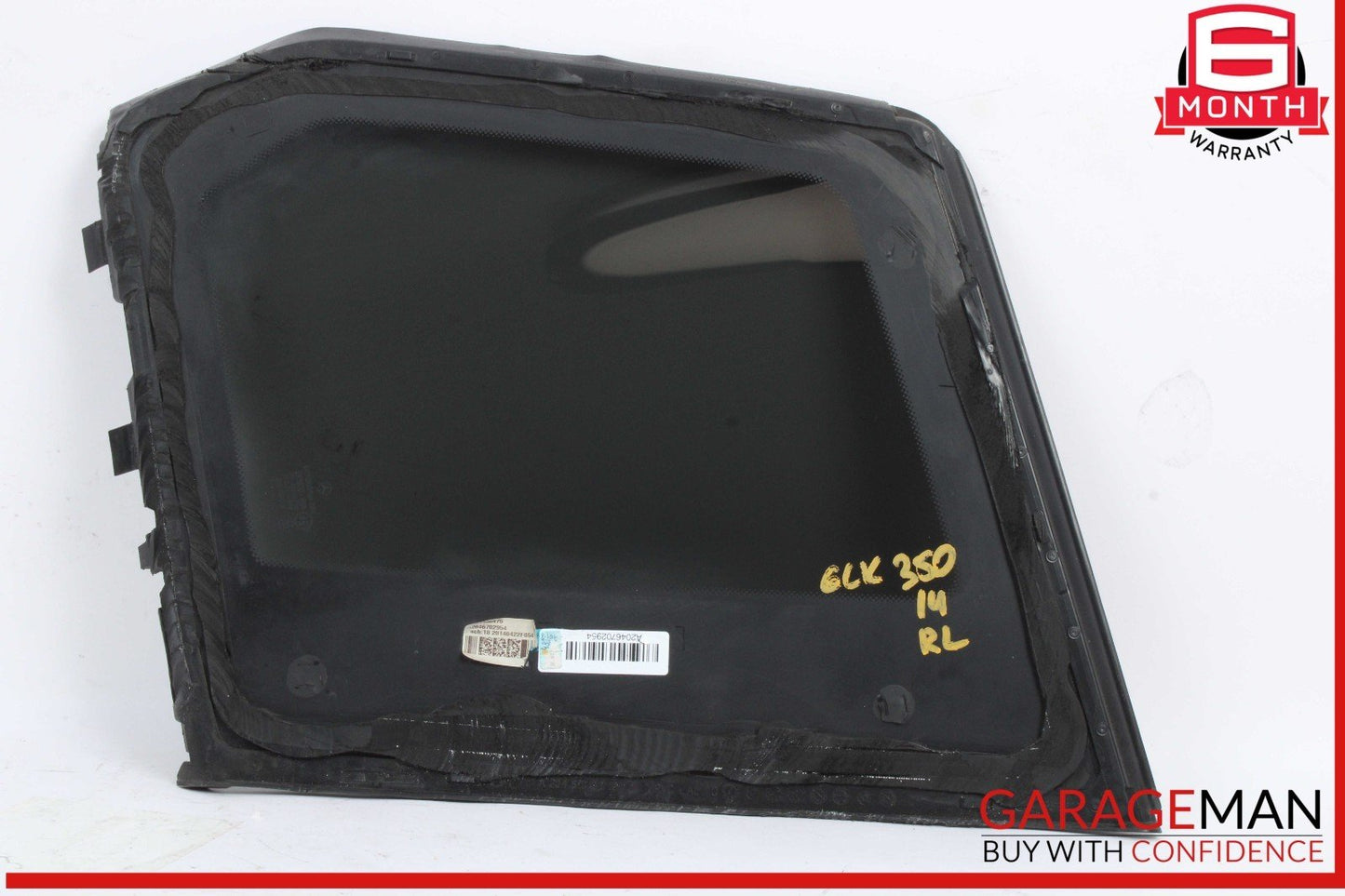 10-15 Mercedes X204 GLK350 4MATIC Rear Left Driver Side Quarter Window Glass OEM
