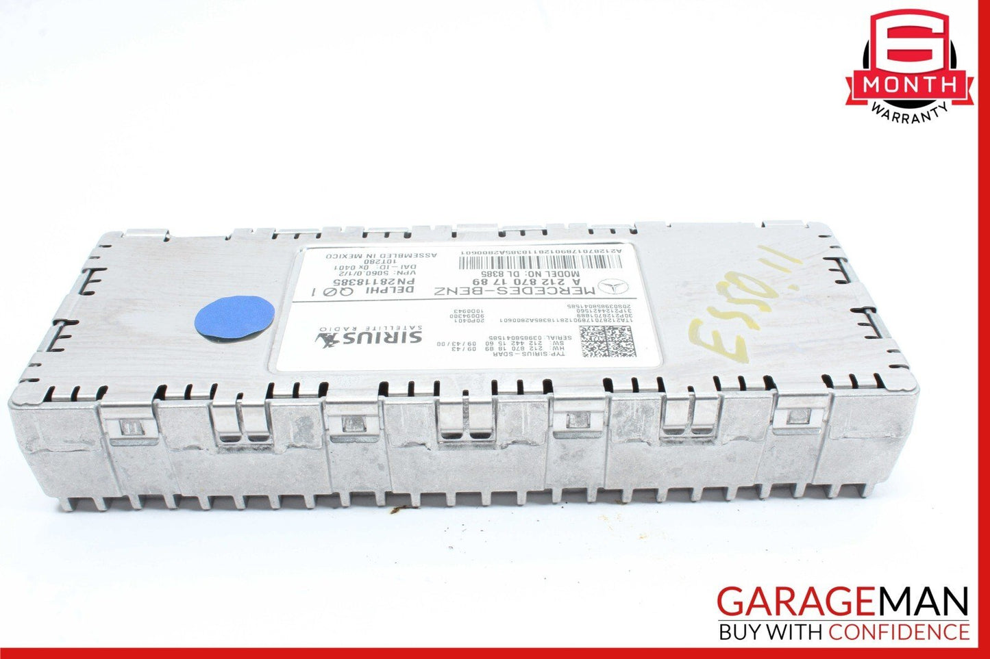 10-17 Mercedes W212 E350 C250 C300 Sirius Satellite Radio Receiver Module Unit