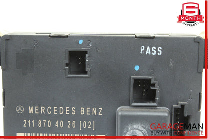03-09 Mercedes W211 E350 Rear Left Driver Side Door Control Module Unit