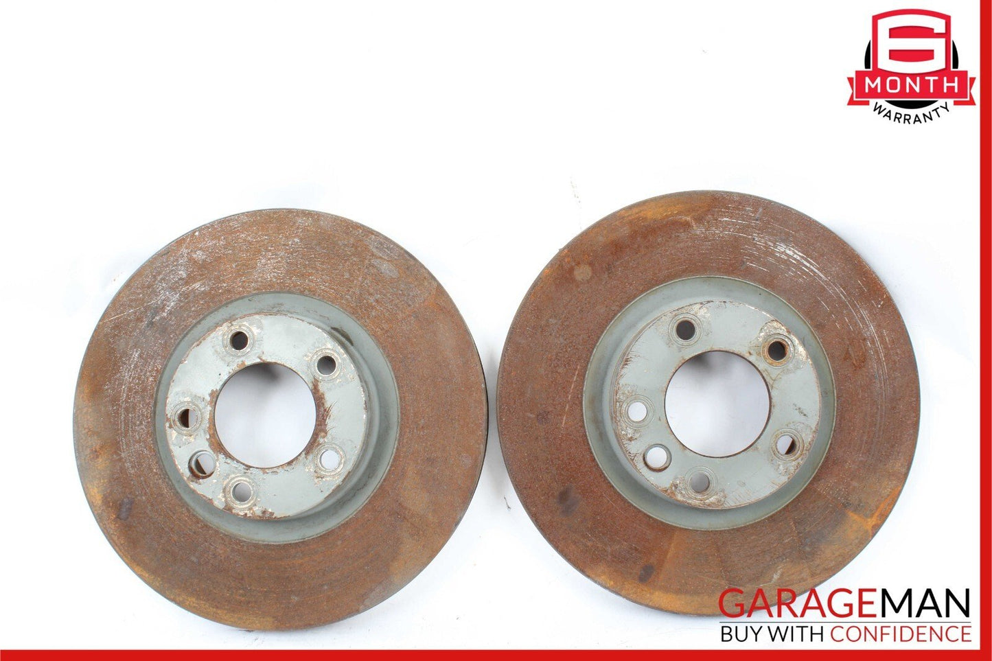 11-18 Porsche Cayenne 958 S Front Right & Left Side Brake Rotor Disc Set of 2 Pc