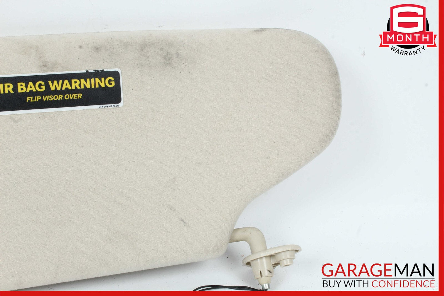 02-05 Mercedes W163 ML350 ML500 Right Side Sunvisor Shade Cover OEM