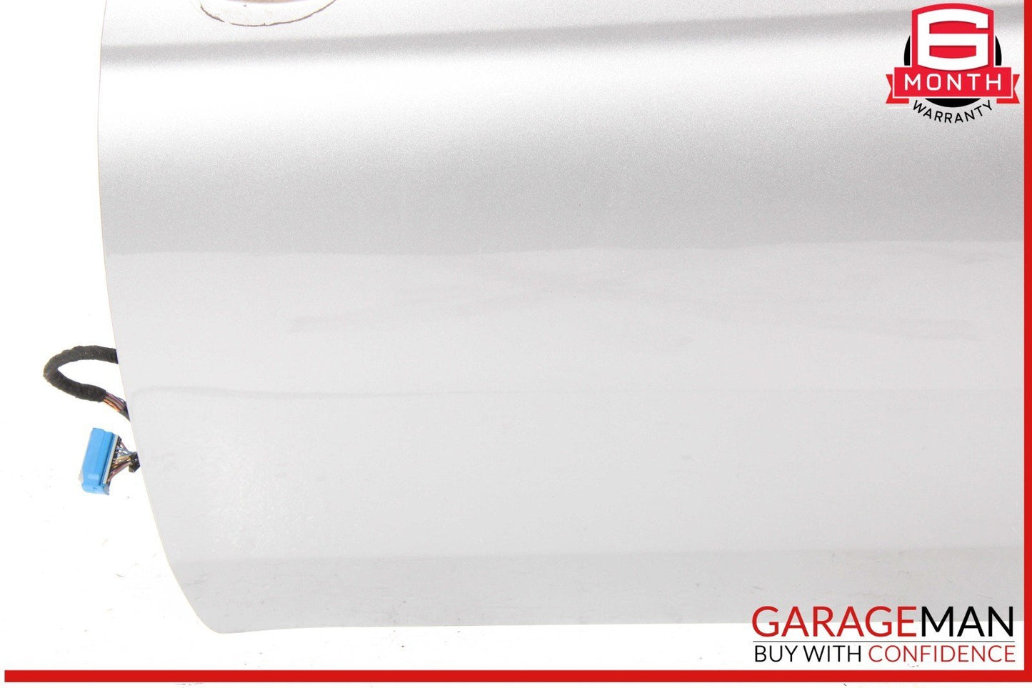 12-17 Fiat 500 Front Left Driver Side Door Shell Panel Gray OEM