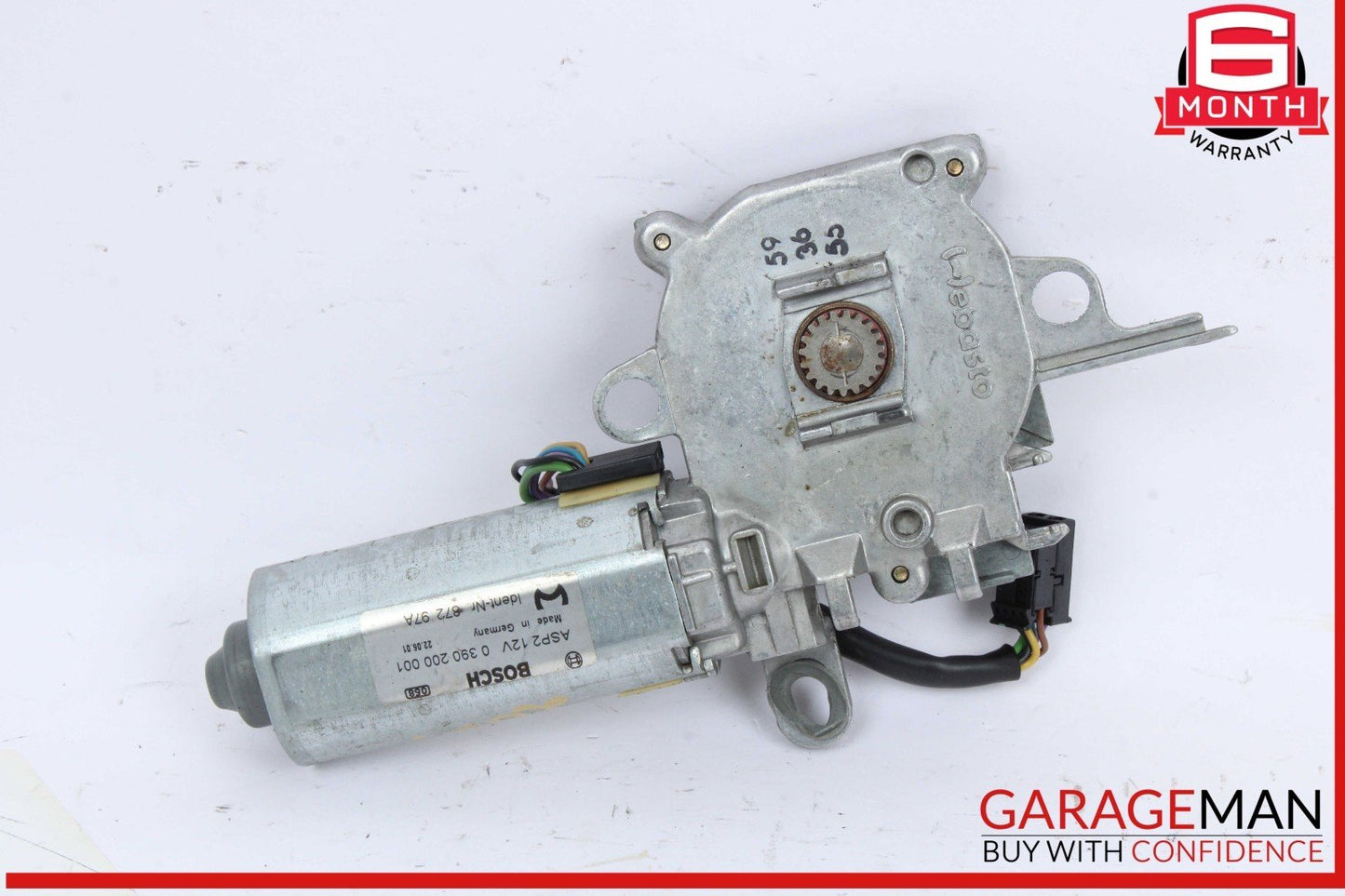 98-02 Mercedes W210 E320 Panoramic Sunroof Sun Roof Motor 2028200508 OEM