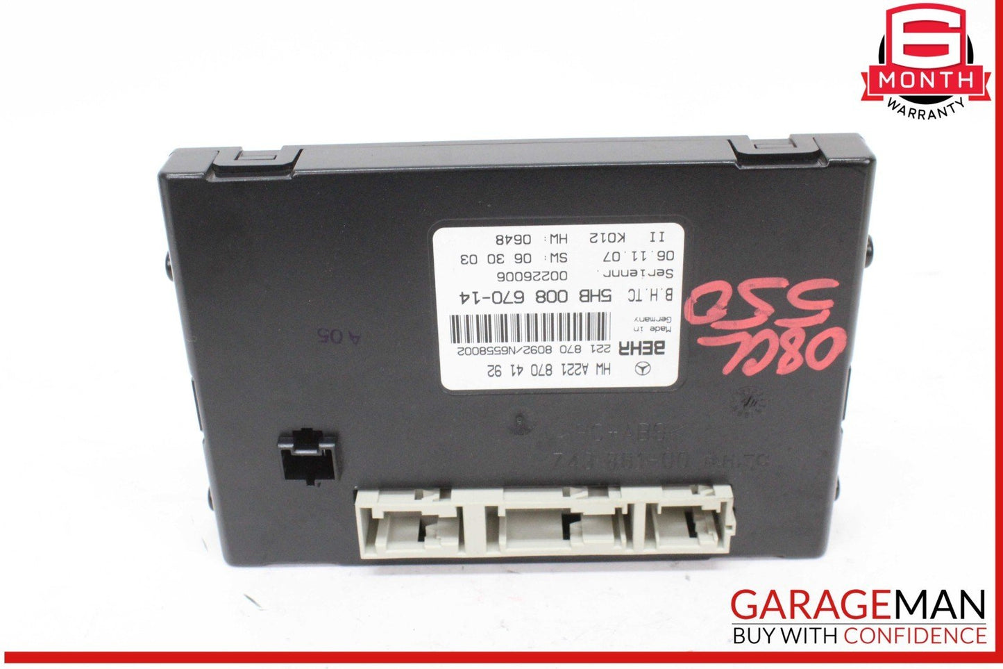07-13 Mercedes W216 CL550 AC A/C Heater Control Module Unit 2218704192 OEM