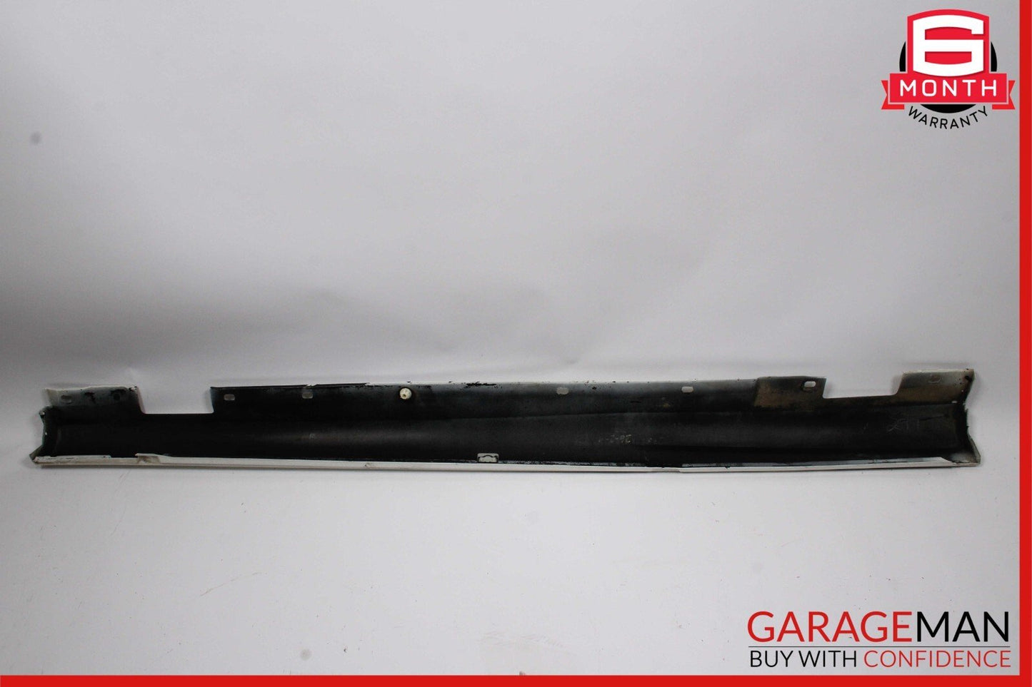 08-14 Mercedes W204 C250 AMG Sport Sedan Left Side Skirt Rocker Moulding White