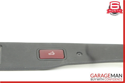 00-06 Mercedes W220 S55 AMG Trunk Tailgate Handle Lock Latch Cover Trim OEM