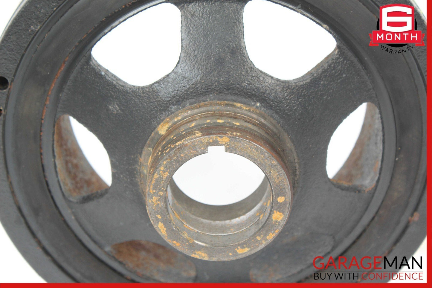 03-06 Mercedes R230 SL500 SL55 Tandem Power Steering Pump Pulley 0004661815 OEM