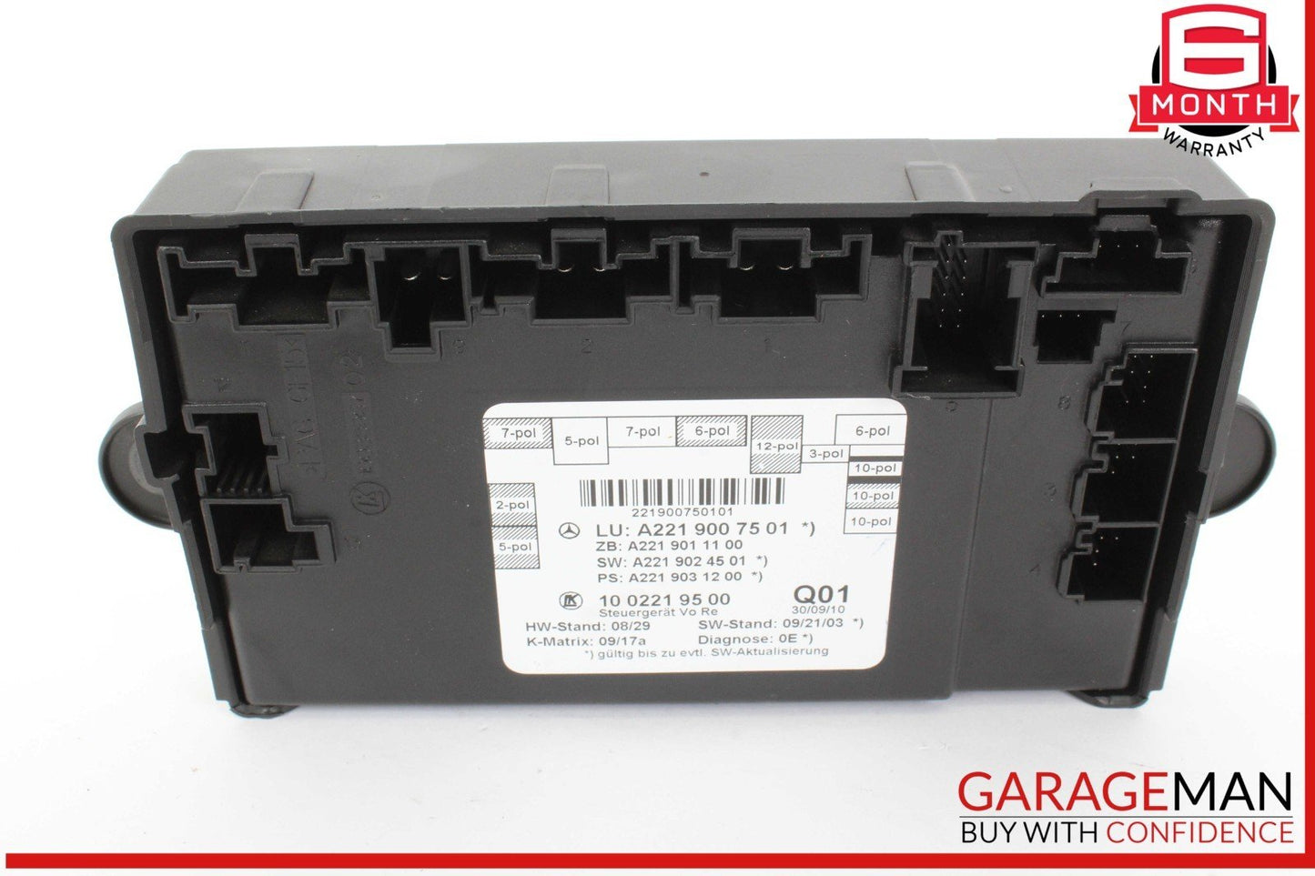 07-13 Mercedes W221 S400 Hybrid Front Right Side Door Control Module 2219007501