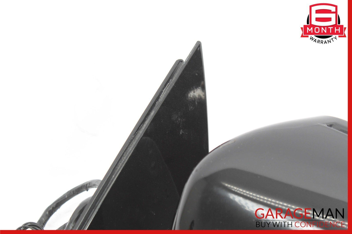 10-13 Mercedes W221 S400 S600 Front Left Side Mirror Door Rear View Black OEM