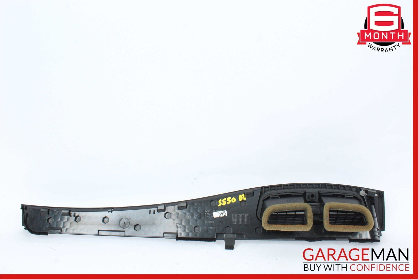 07-13 Mercedes W221 S550 S400 Dashboard Air Vent Trim Panel Cover Central OEM