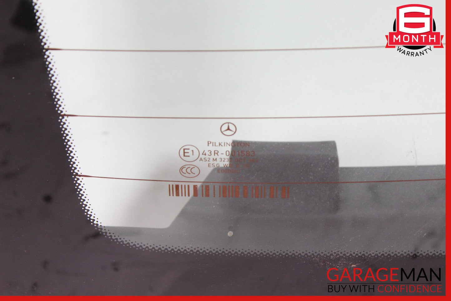 12-20 Mercedes R172 SLK250 SLC300 Rear Back Windshield Glass Panel Assembly
