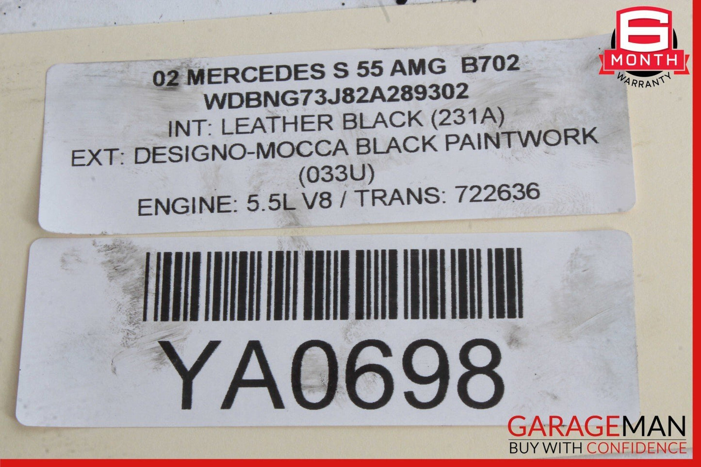 00-08 Mercedes W220 S55 AMG Pressure Relief Valve ABC Hydraulic Suspension OEM