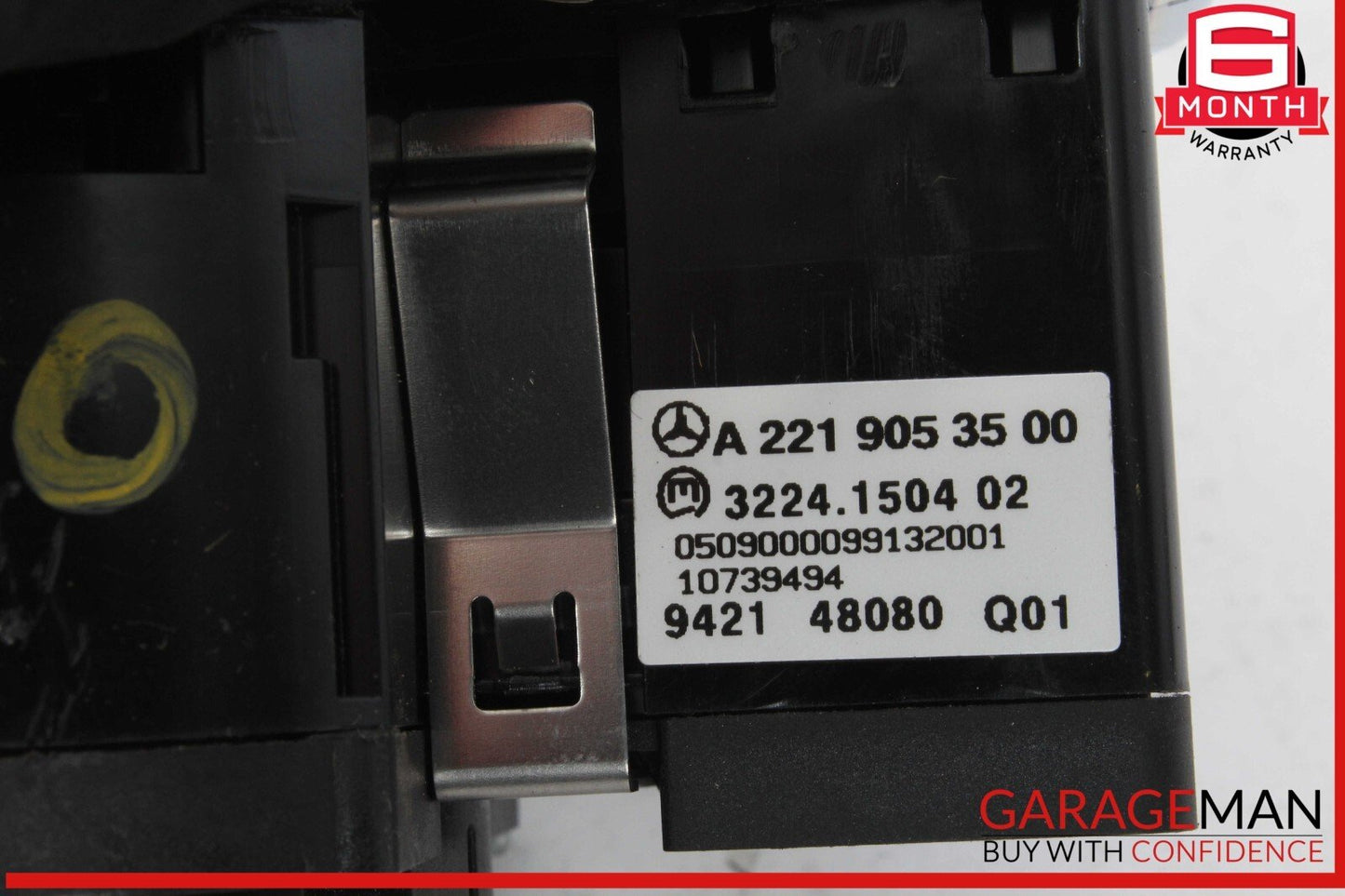 07-14 Mercedes W221 S400 Hybrid Headlight Switch Control 2219053500 OEM