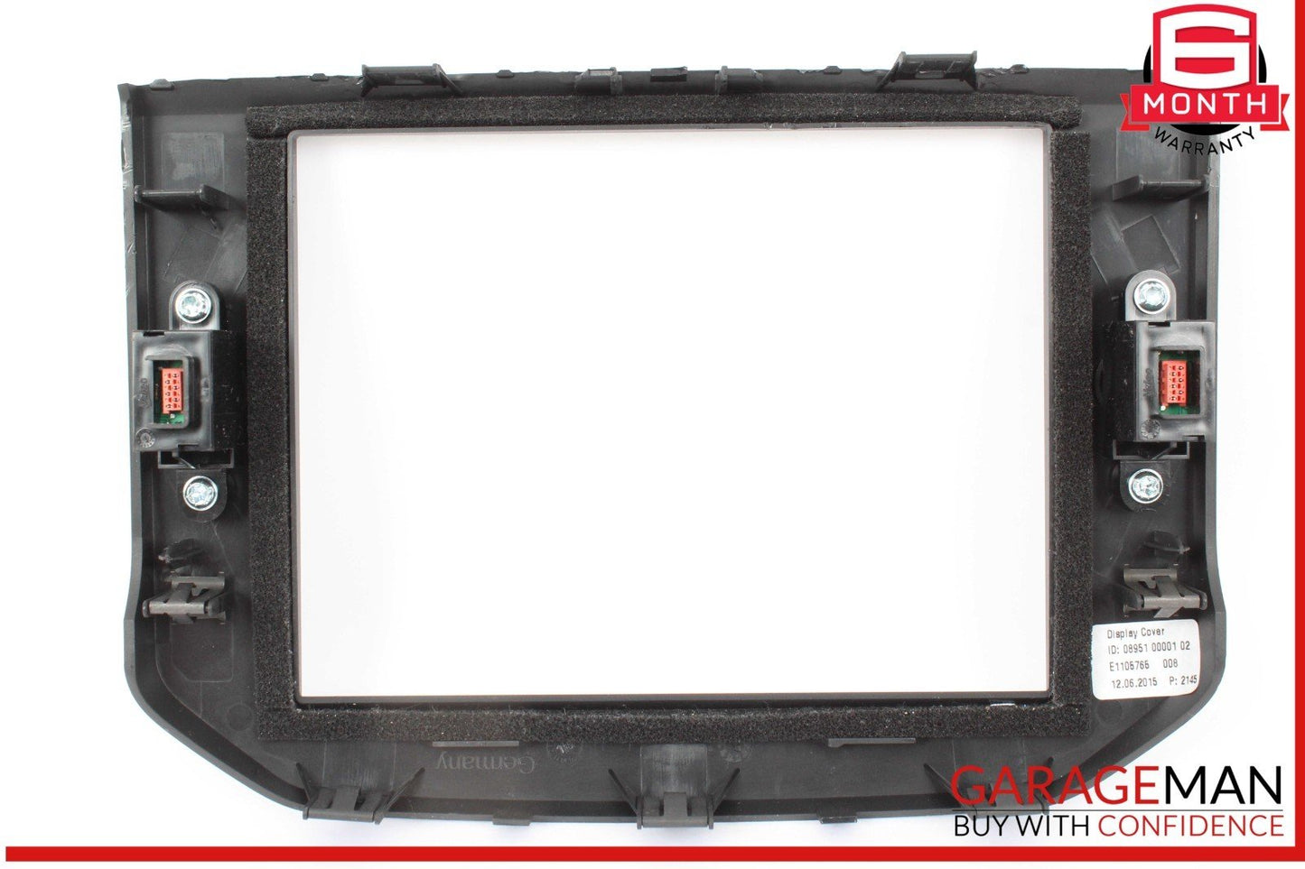 14-17 Maserati Ghibli Dashboard Dash Display Screen Trim Bezel Cover Black OEM