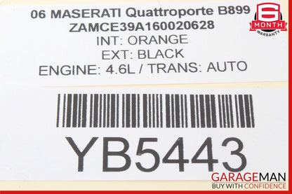 03-08 Maserati Quattroporte Temperature A/C Climate Control Module Unit OEM