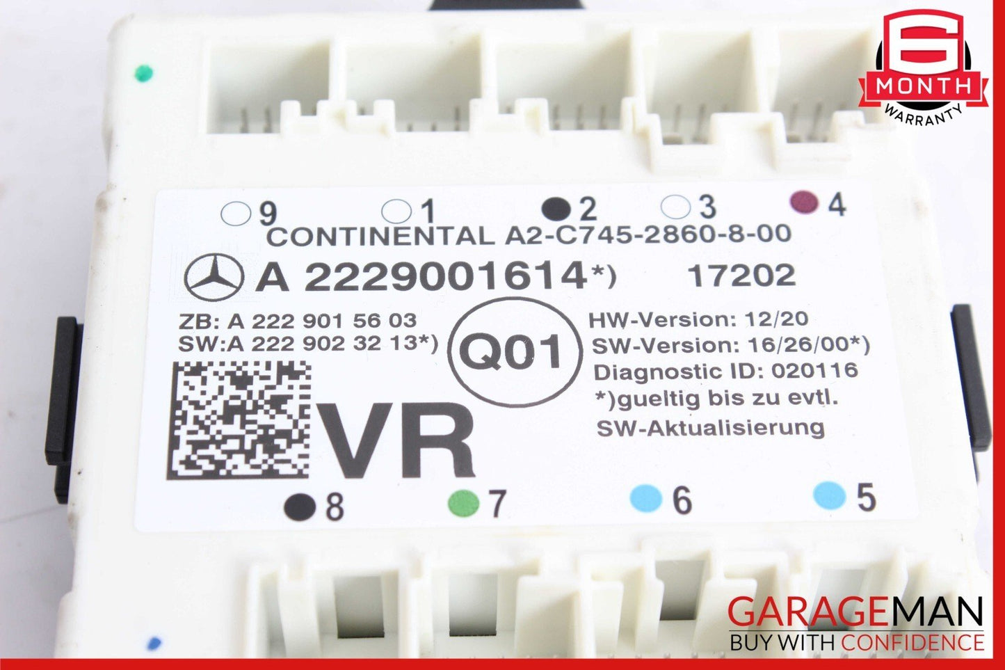 15-19 Mercedes W205 C350e C300 Front Right Side Door Control Module Unit OEM