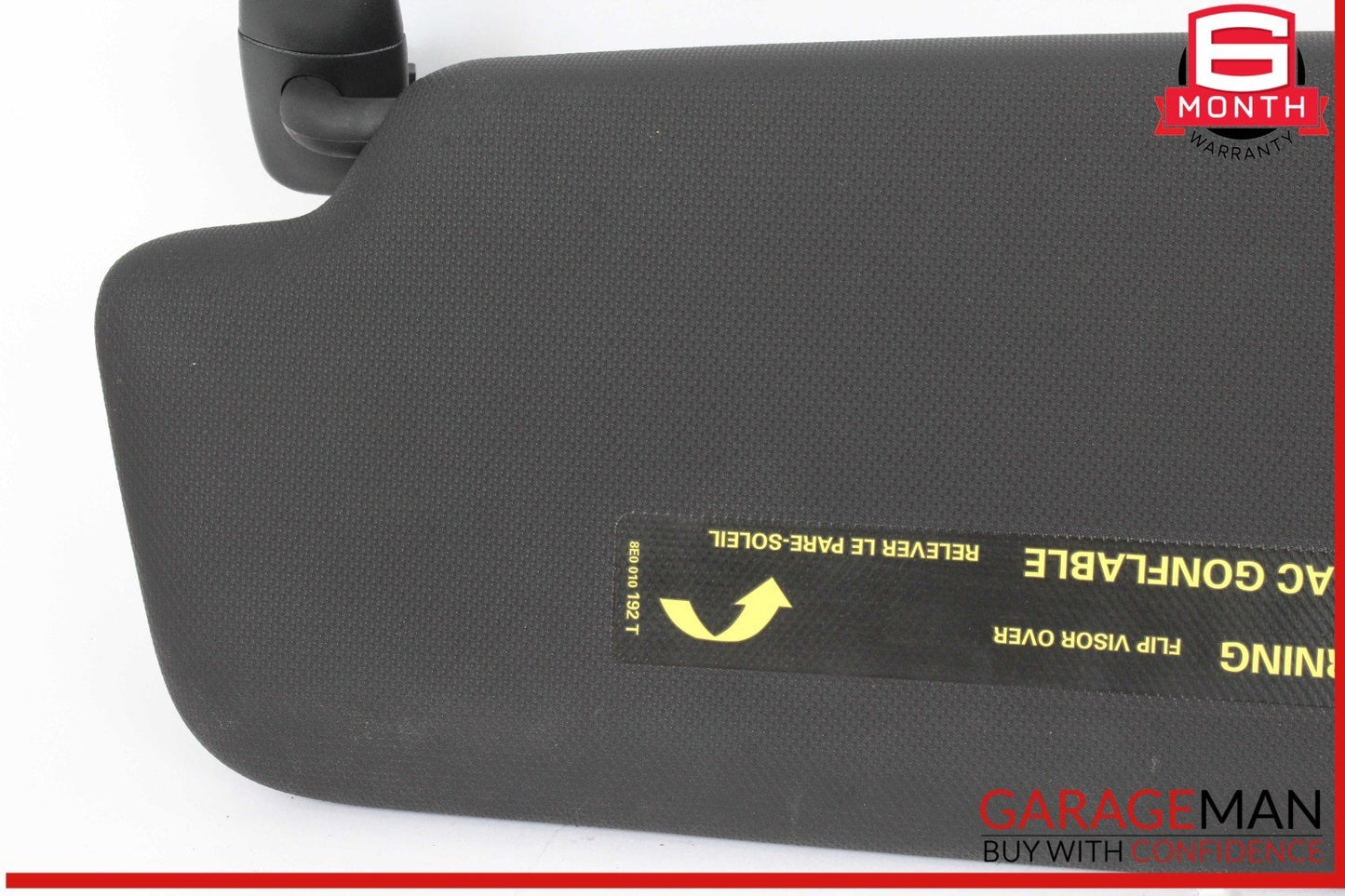 2014-2018 Audi A4 Front Right Passenger Side Sun Visor Sunvisor Black 8H0010501