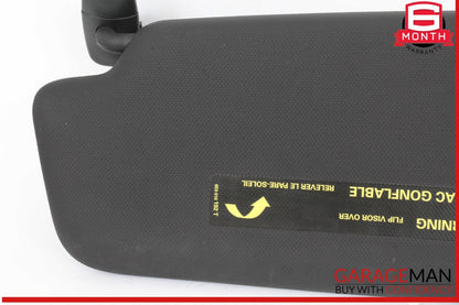 2014-2018 Audi A4 Front Right Passenger Side Sun Visor Sunvisor Black 8H0010501