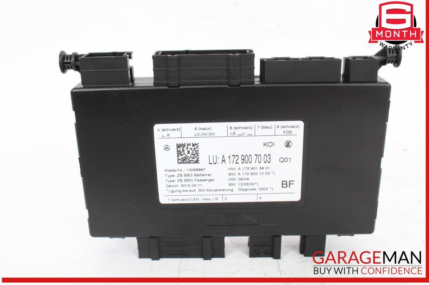 08-20 Mercedes W212 E350 C300 Front Right Side Seat Control Module Unit OEM