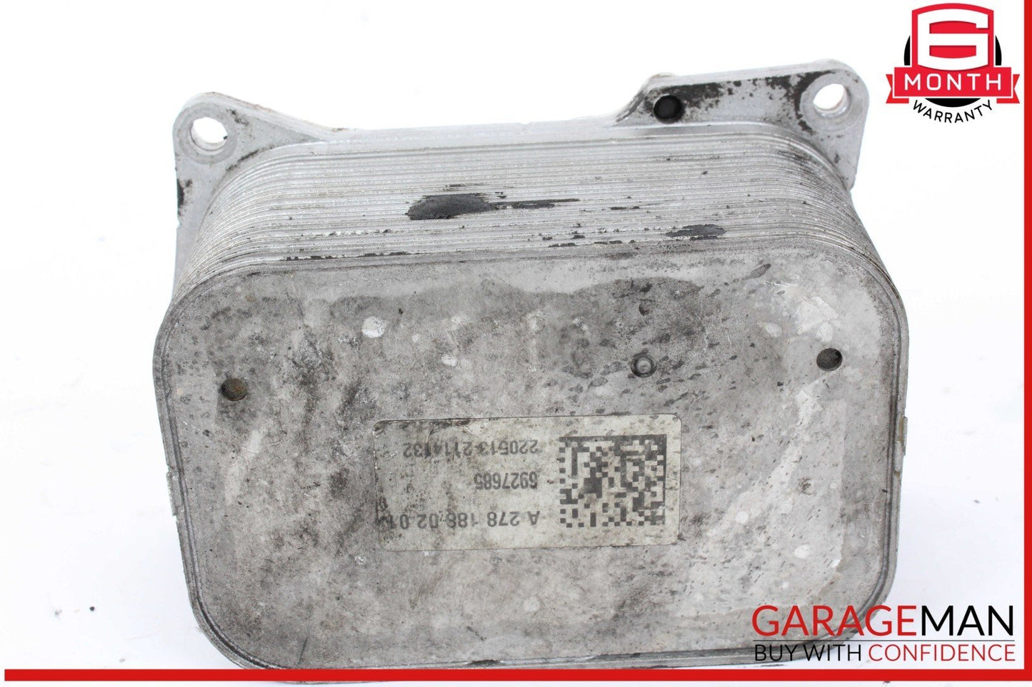 11-20 Mercedes X166 GL450 4MATIC E550 Engine Motor Oil Cooler 2781880201 OEM