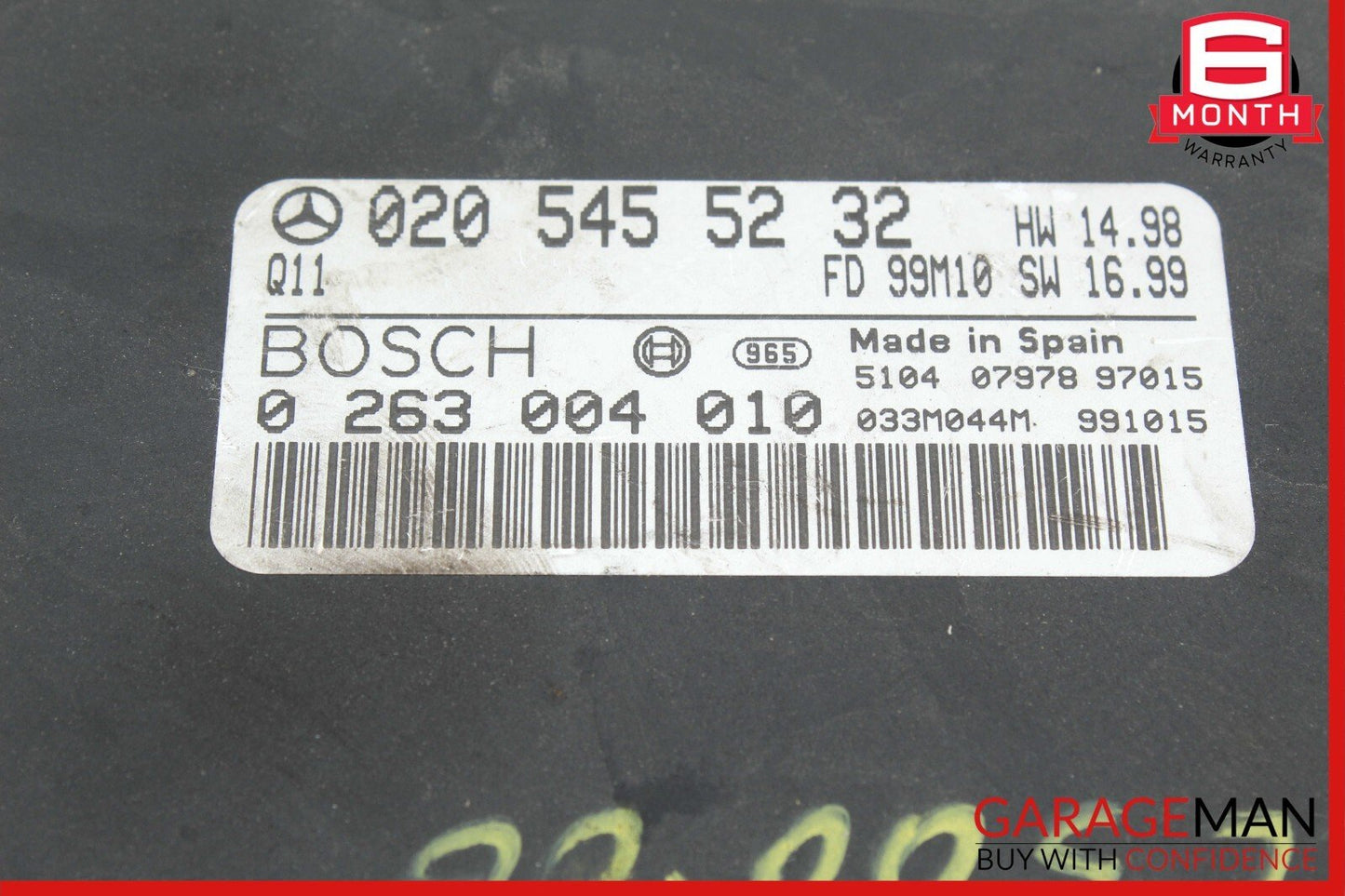 00-06 Mercedes W220 S500 CL500 CL600 PDC Parktronic Distance Control Module OEM