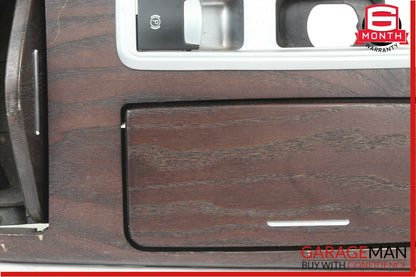 14-17 Maserati Ghibli Center Console Cupholder Armrest Ashtray Compartment Wood