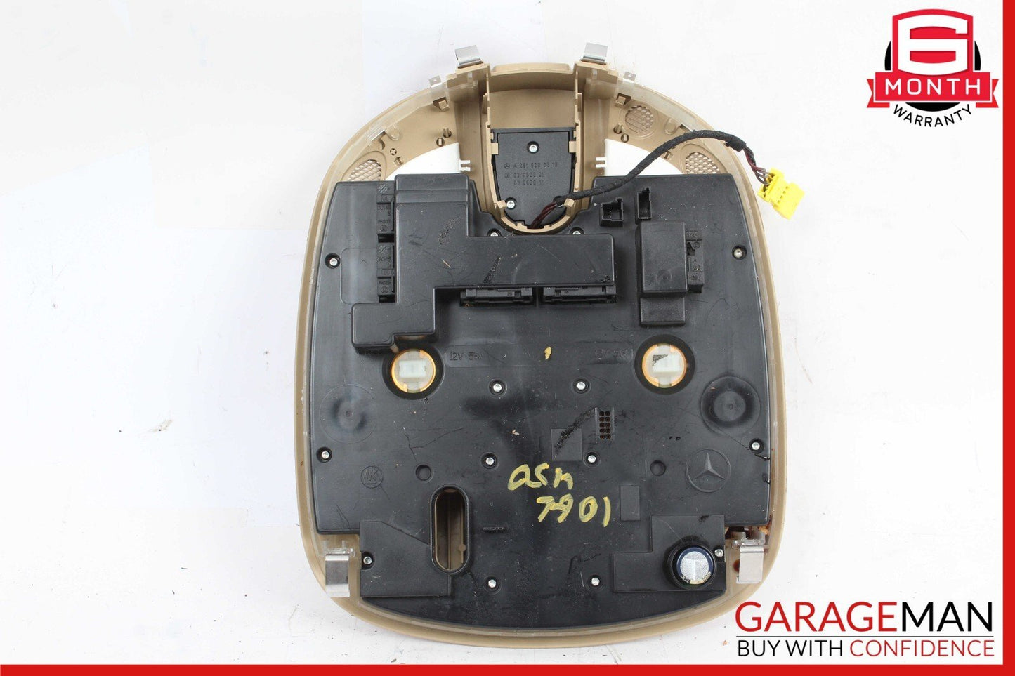 06-13 Mercedes GL350 GL450 R500 R63 AMG Front Top Overhead Dome Light Lamp Brown