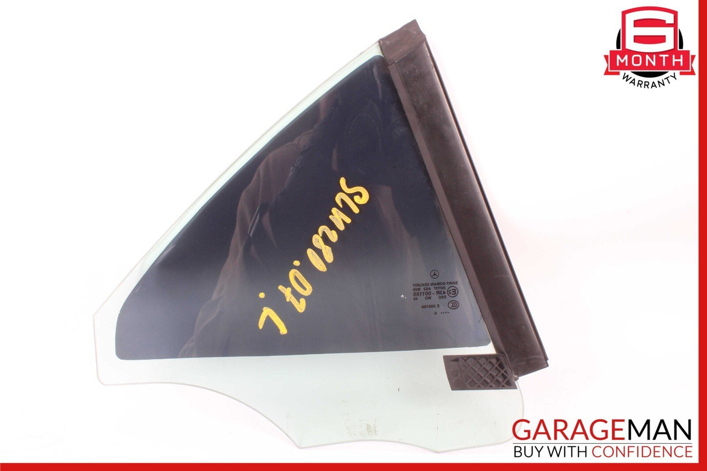 05-11 Mercedes R171 SLK280 Rear Left Side Door Quarter Window Glass OEM