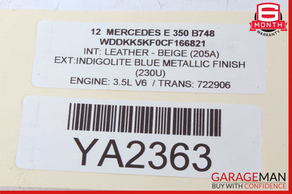10-16 Mercedes W207 E350 E550 C300 Front Active Lane Assist Front Camera OEM
