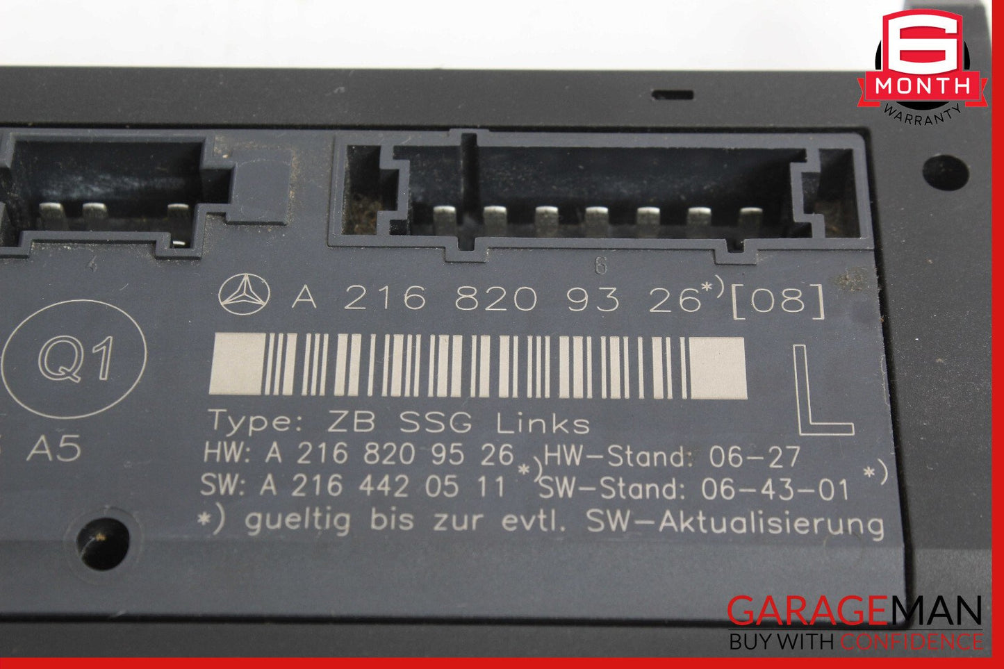 07-14 Mercedes W216 CL550 CL65 AMG Front Left Under Seat Control Module OEM