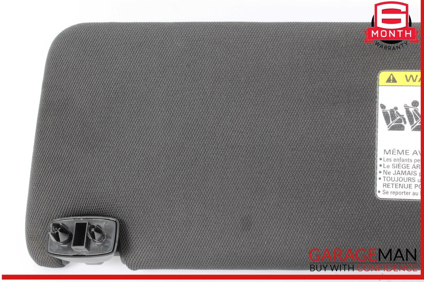 16-18 Audi A6 A7 Front Right Side Sun Visor Sunvisor Black 4G0857552N OEM