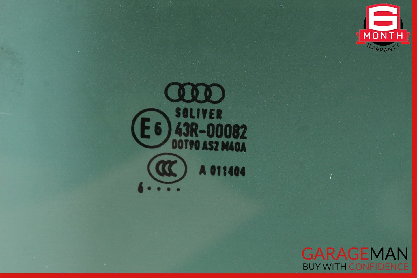 12-18 Audi A7 Rear Left Driver Side Door Window Auto Glass OEM