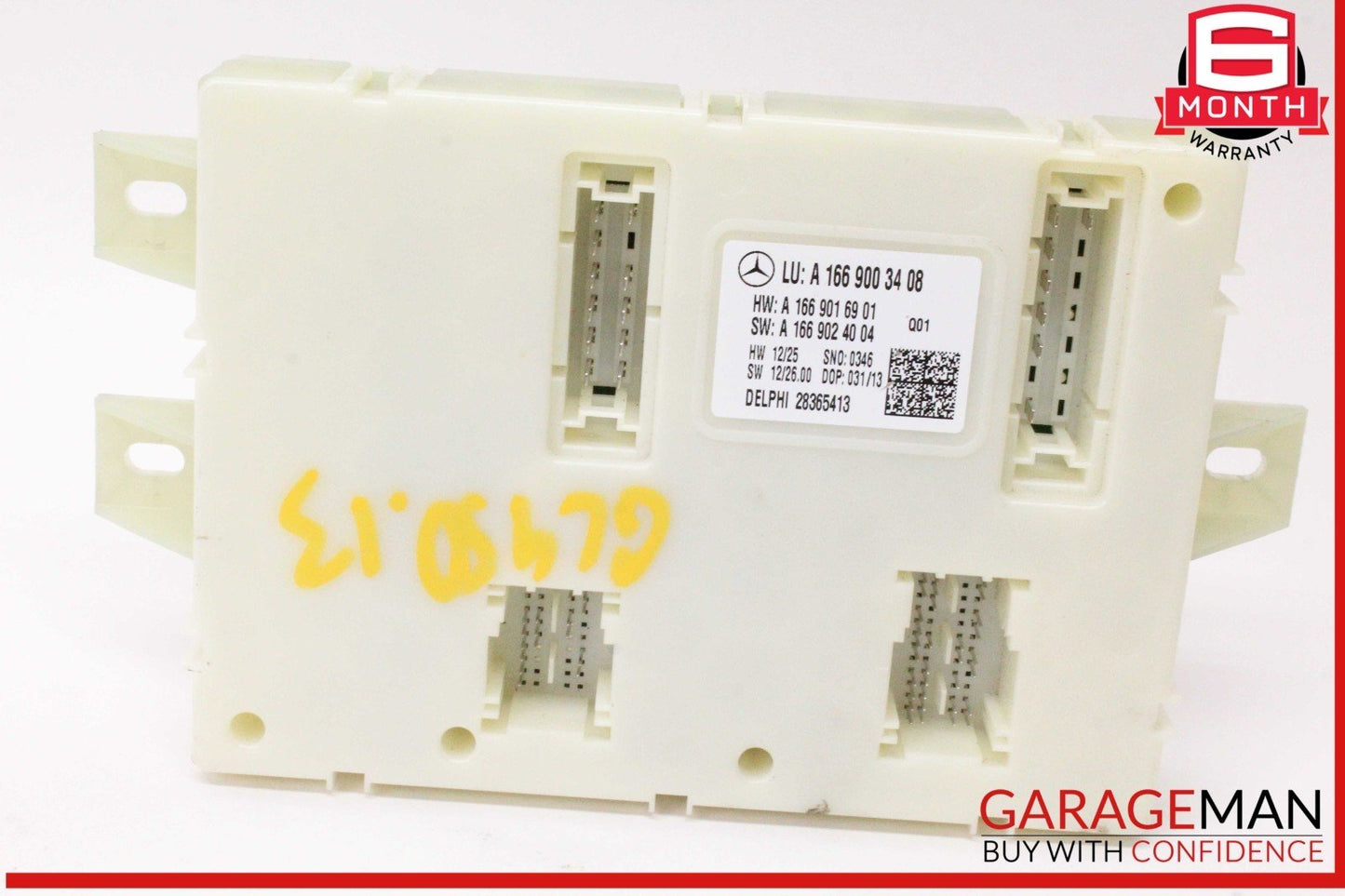 13-19 Mercedes X166 GL450 GLS550 Rear SAM Module Control Unit Signal Acquisition
