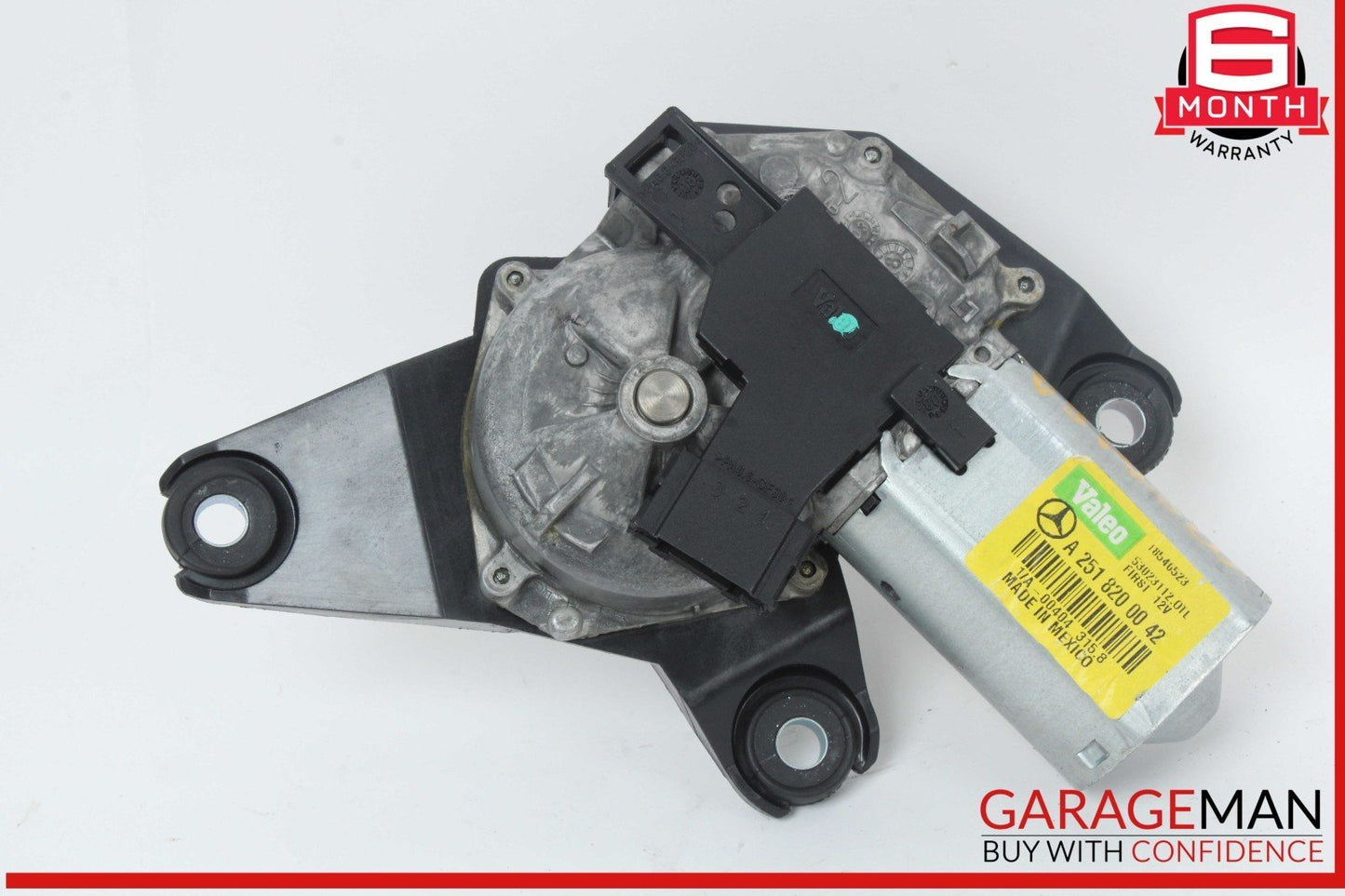 06-19 Mercedes W164 ML350 R350 GL450 Rear Windshield Glass Wiper Motor OEM