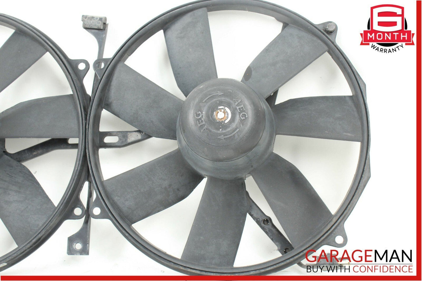 92-02 Mercedes R129 SL600 S600 CL600 Radiator Cooling Fan Motor Set of 2 Pc OEM