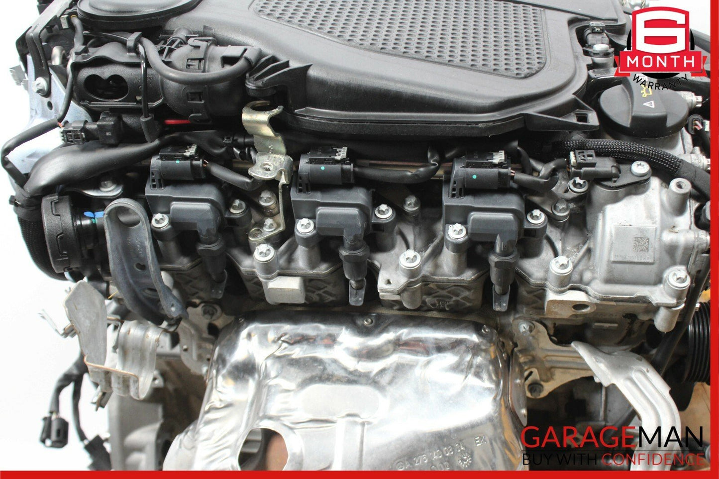 12-16 Mercedes E350 GLK350 C350 M276 V6 3.5L Complete Engine Assy RWD OEM 155k
