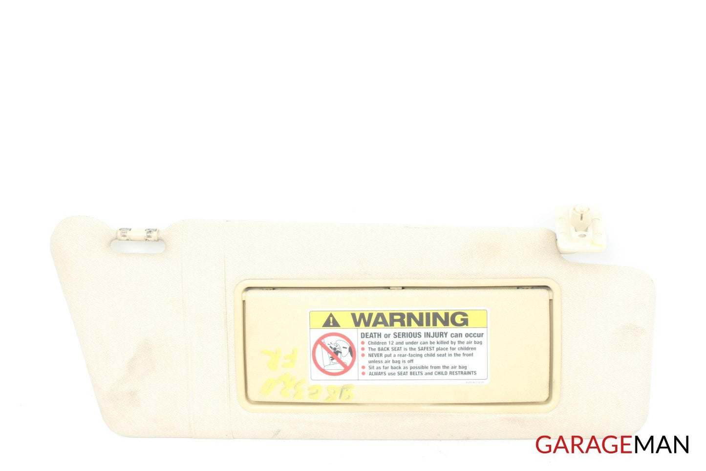 98-02 MERCEDES W210 E320 FRONT RIGHT PASSENGER SIDE SUNVISOR SUN VISOR A116 OEM