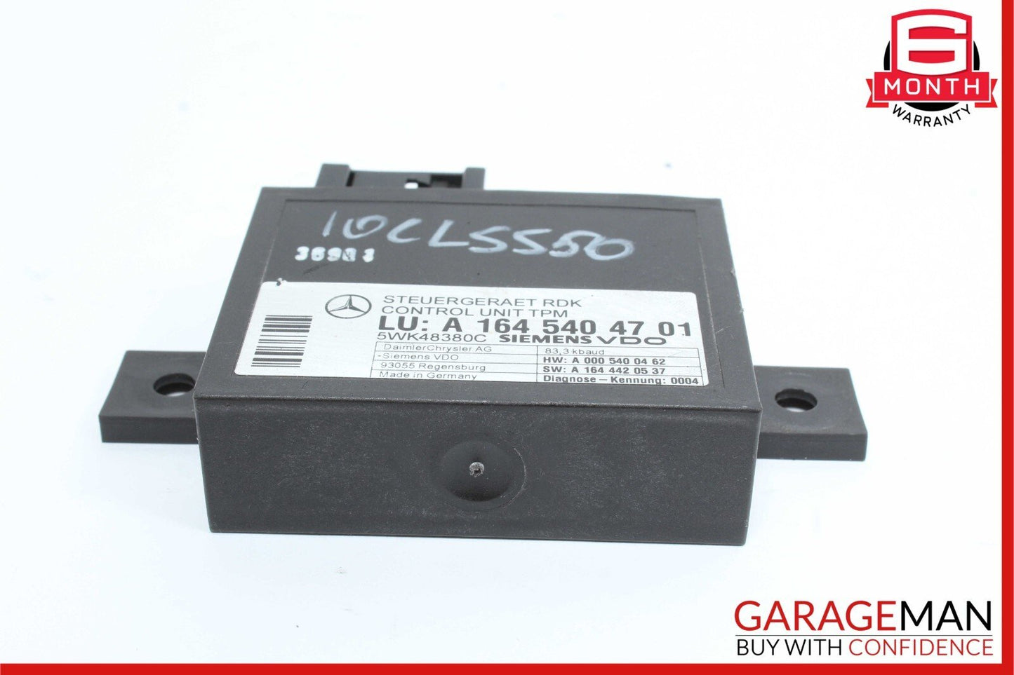 06-13 Mercedes W219 CLS550 R350 E350 TPMS Tire Pressure Control Module Unit OEM