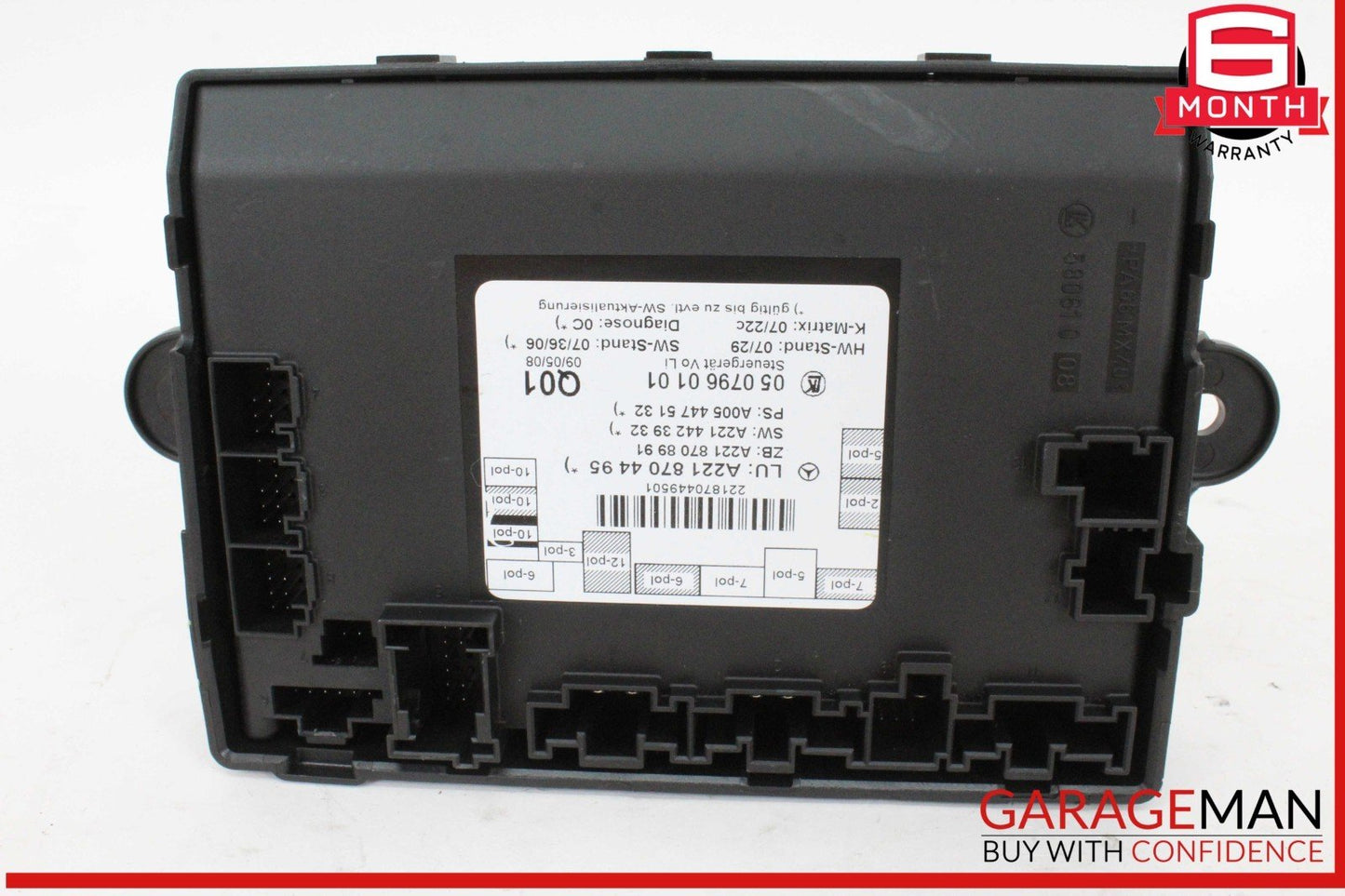 07-13 Mercedes W221 S550 Front Left Driver Side Door Control Module Unit OEM