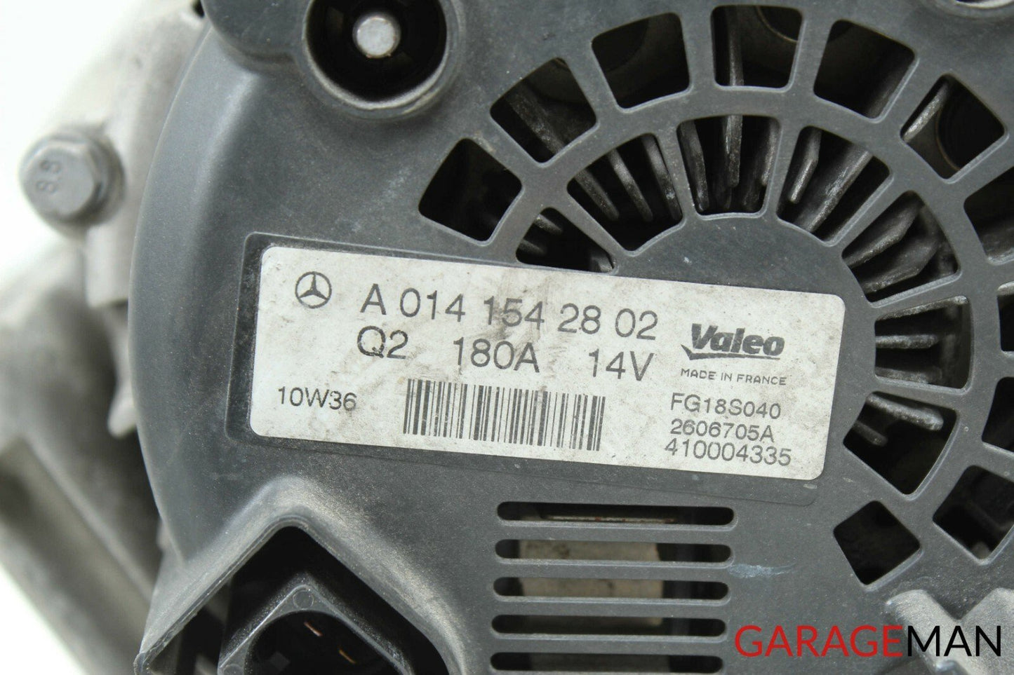 10-13 Mercedes W221 S400 Hybrid 3.5L V6 Alternator 180 Amp 0141542802 OEM