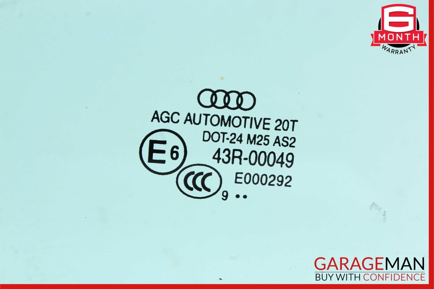 08-17 Audi A5 S5 Coupe Front Left Side Door Window Auto Glass Clear OEM