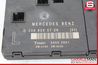 03-12 Mercedes R230 SL500 SL55 AMG SL550 Door Control Module Left Side OEM