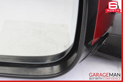 16-20 Jaguar XF Front Left Driver Side Door Rear View Mirror Red OEM