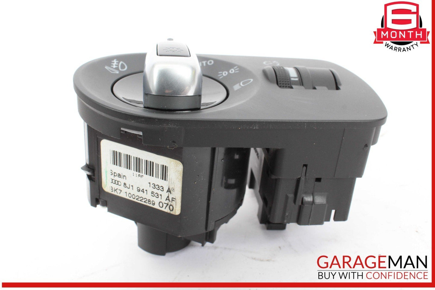 11-15 Audi TT TTS Quattro Front Headlight Fog Light Lamp Switch 8J1941531AF OEM