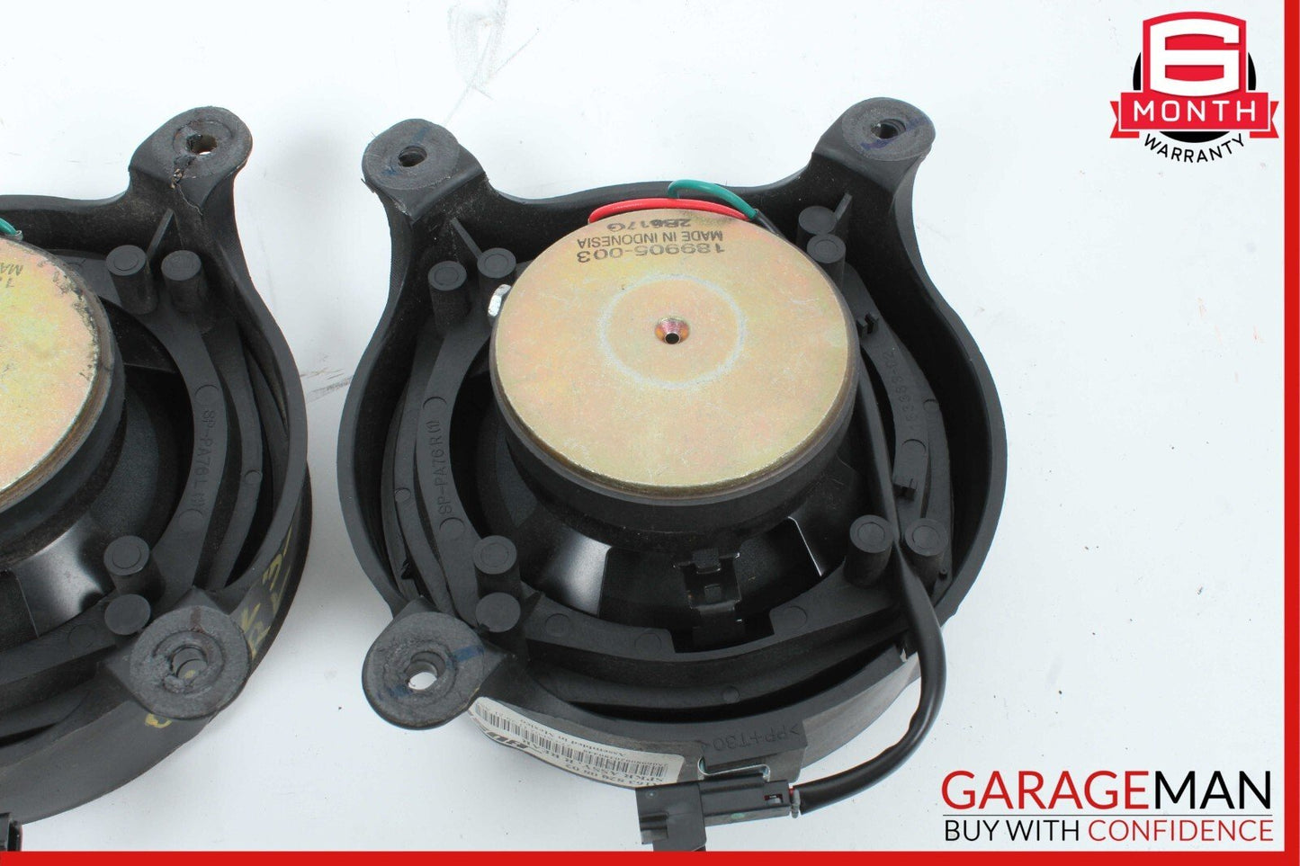 02-05 Mercedes W163 ML350 Rear Right & Left Side Door Audio Speakers Set OEM