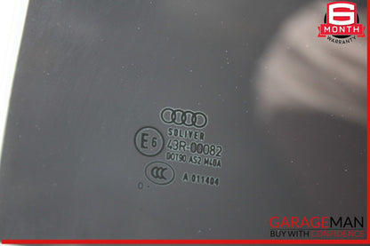 12-18 Audi A7 Rear Left Driver Side Door Window Auto Glass OEM