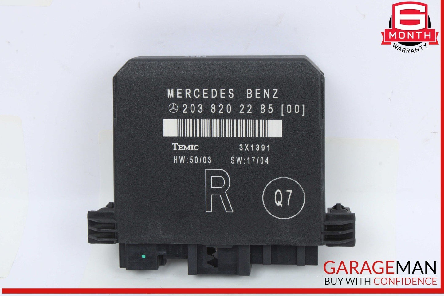01-07 Mercedes W203 C230 C350 Rear Right Side Door Control Module 2038202285 OEM