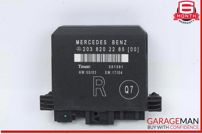 01-07 Mercedes W203 C230 C350 Rear Right Side Door Control Module 2038202285 OEM