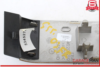 03-06 Mercedes W220 S55 AMG Front Right Side Door Window Switch Trim Bezel Wood
