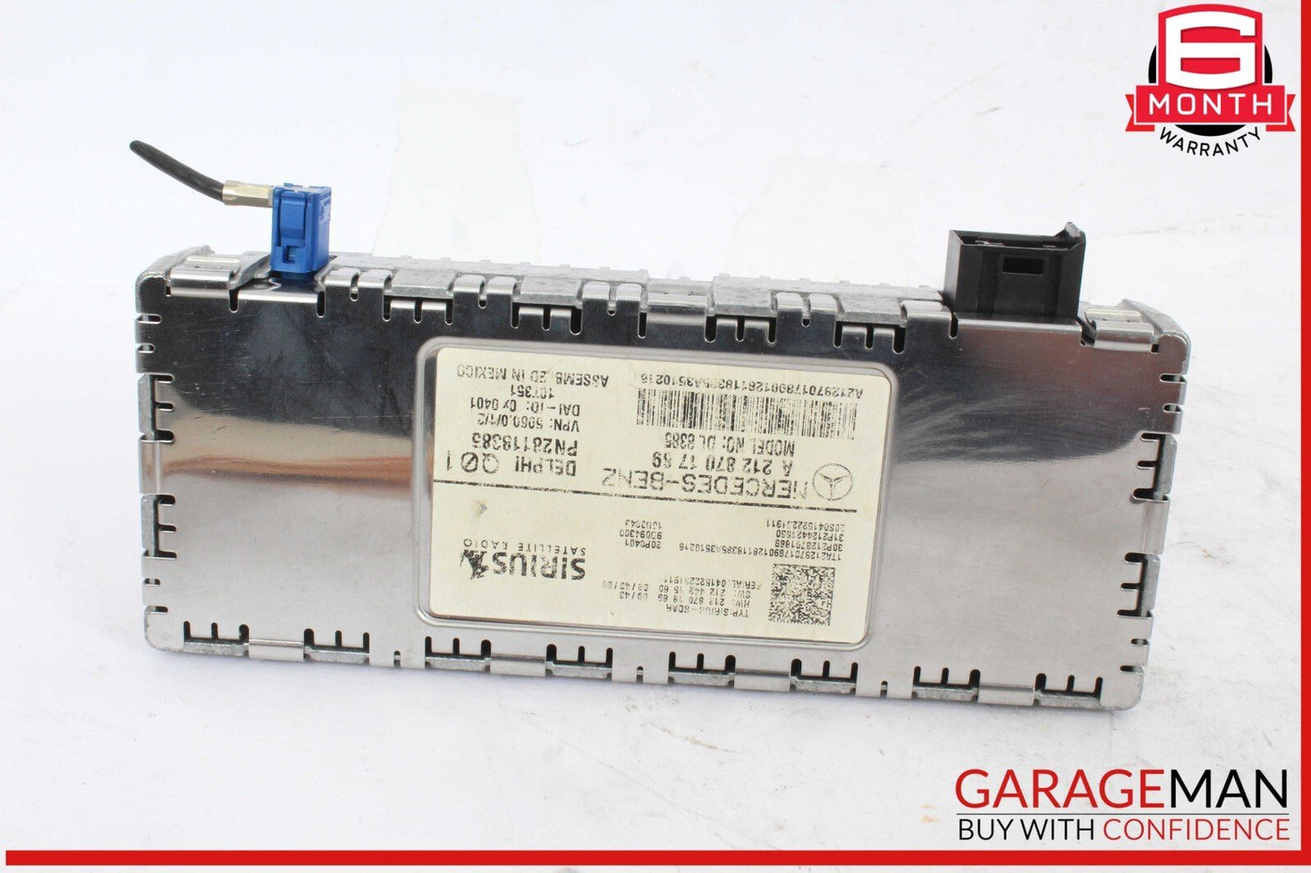 08-12 Mercedes W204 C300 E350 Sirius Satellite Radio Receiver Module OEM